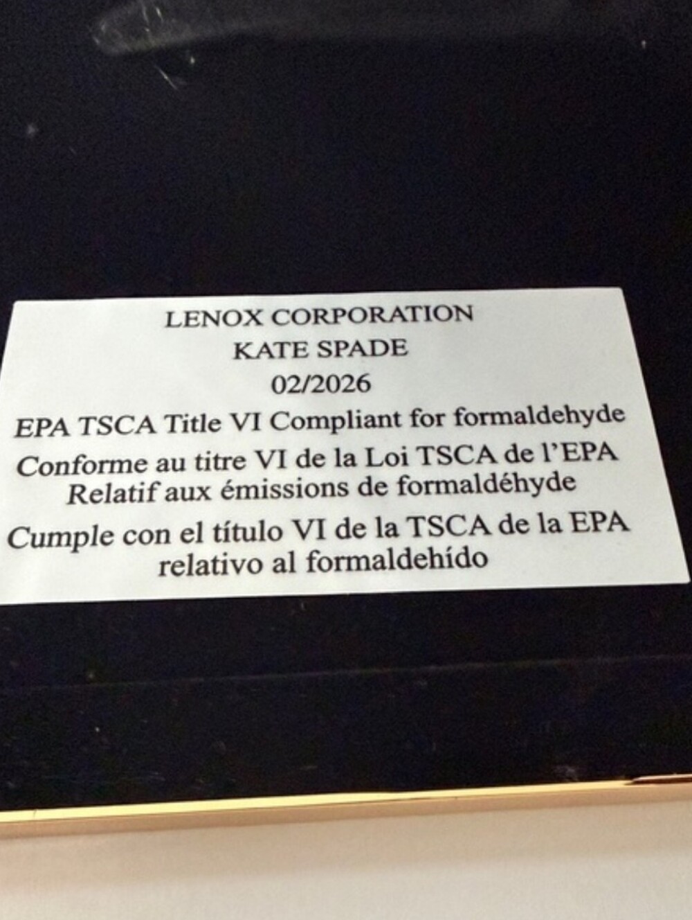 kate spade Green and Gold Enamel Picture Frame - Picture 4 of 4